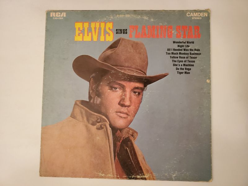 Elvis Presley Elvis Sings Flaming Star vinyl record